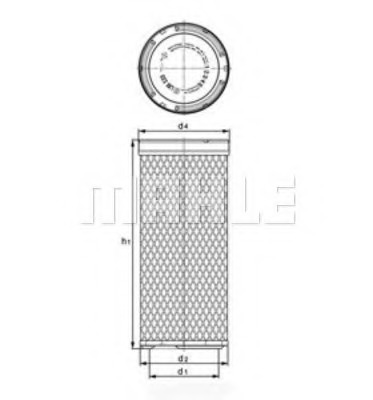 Mahle/Knecht LXS 223 Фильтр добавочного воздуха